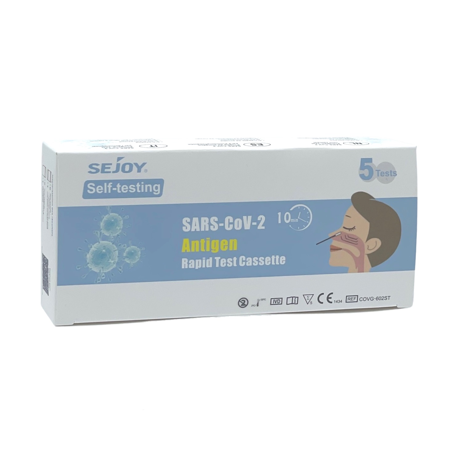 144 x 5er Pack SEJOY Laien-Antigentest (= 720 Test)