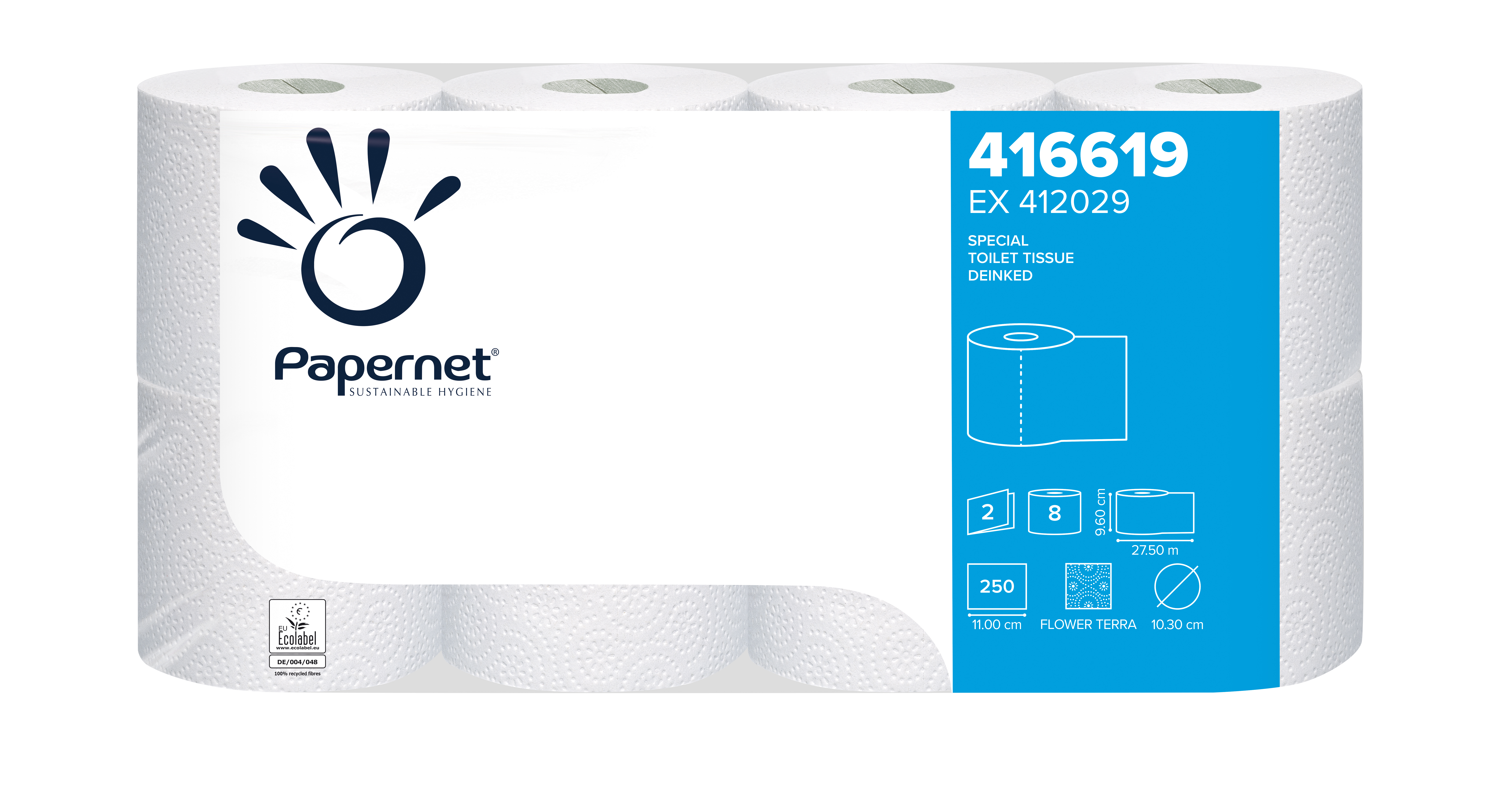 Papernet - Special Toilettenpapier 2-lagig - 64 Rollen