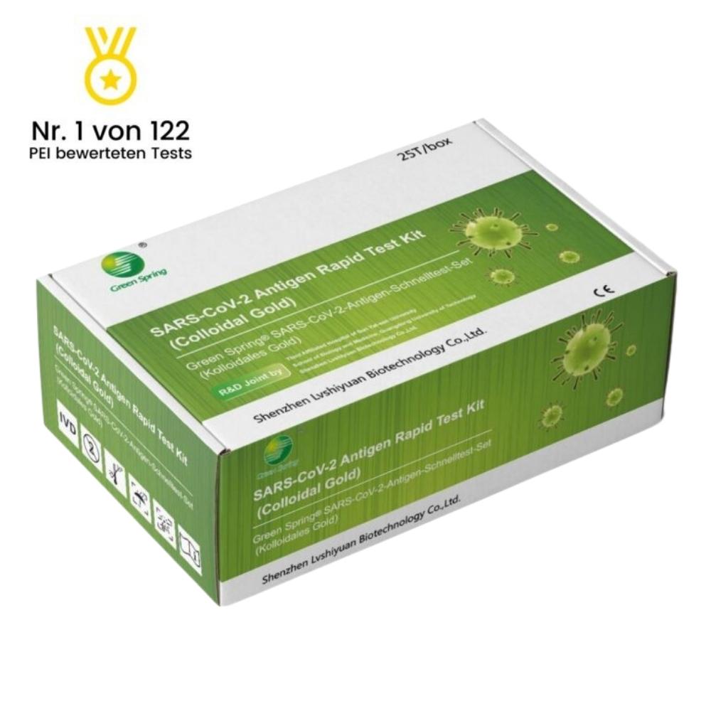 40 x 25er Pack Green Spring SARS-CoV-2-Antigen-Schnelltest professionelle Anwendung (= 1000 Test)