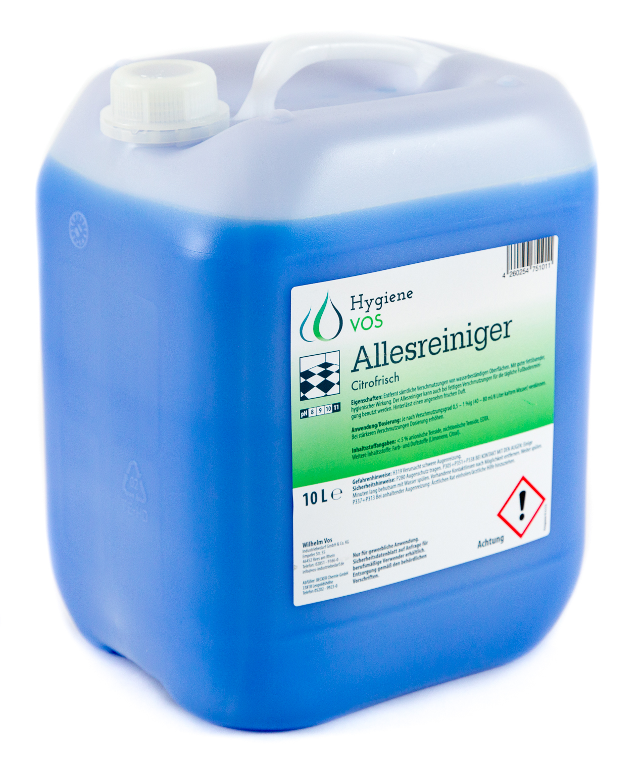 Hygiene Vos -  Allesreiniger Citrofrisch 10 Liter