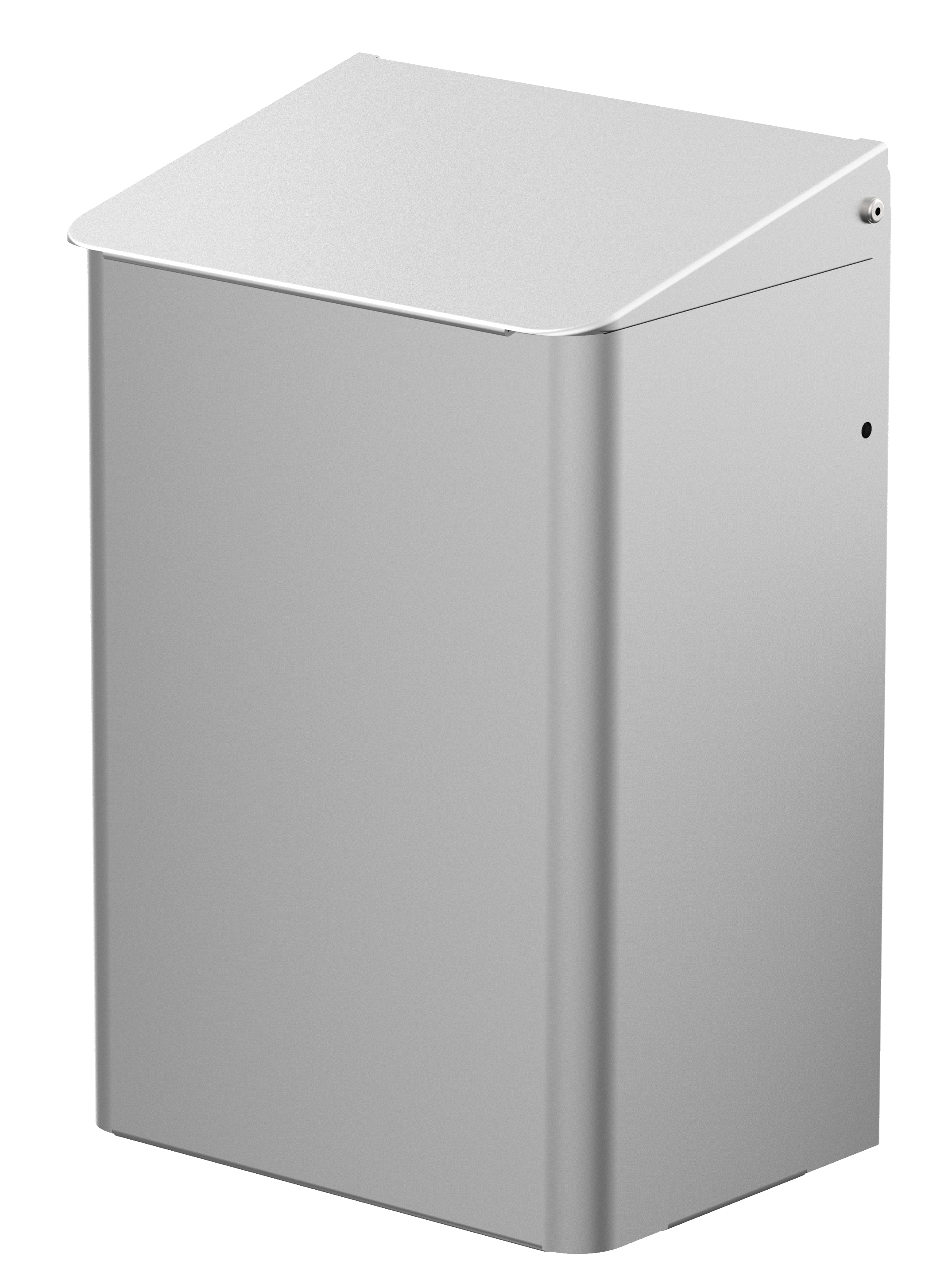 CWS MediLine Hygienebox 6 Liter alu-eloxiert/ Alu-weiß/ Edelstahl