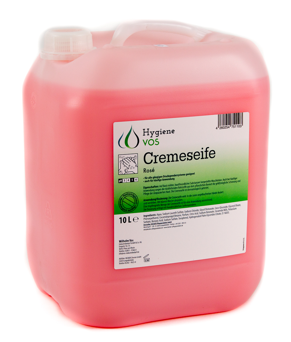 Hygiene Vos - Rosé Cremeseife 5L / 10L