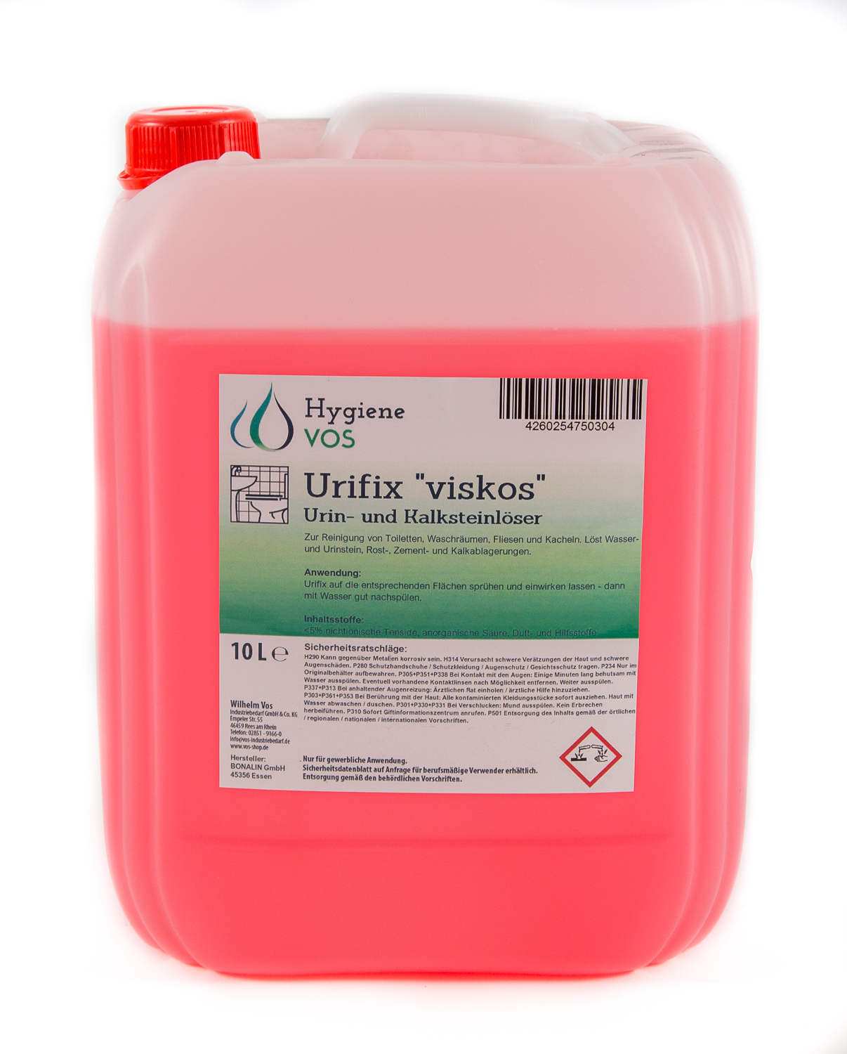 Hygiene Vos - Urifix Urinsteinlöser 10 Liter